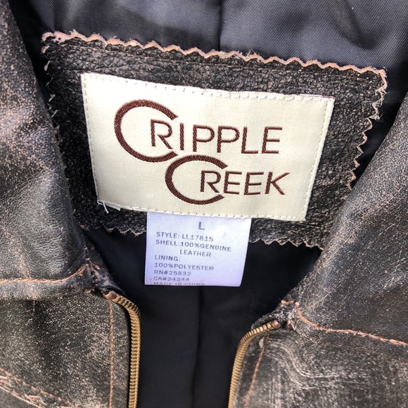 🔥 ULTRA RARE!!! NWOT Cripple Creek Western Moto Jacket L 🔥🔥🔥 - Picture 5 of 5